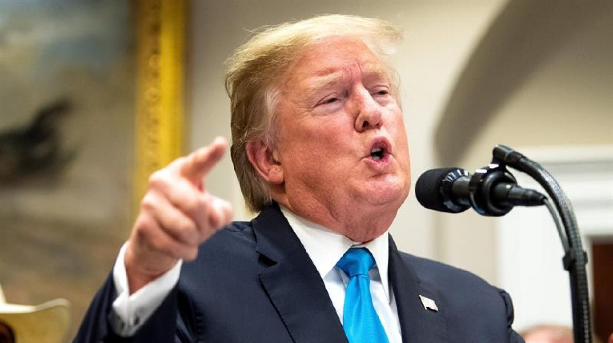 Donald Trump, presidente de Estados Unidos. 