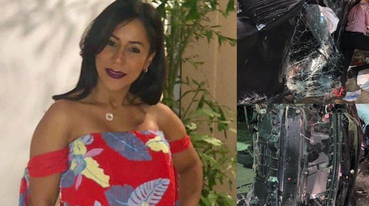 Tania María Guillot Deluque, docente de la Universidad de la Costa fallecida en un accidente de tránsito.