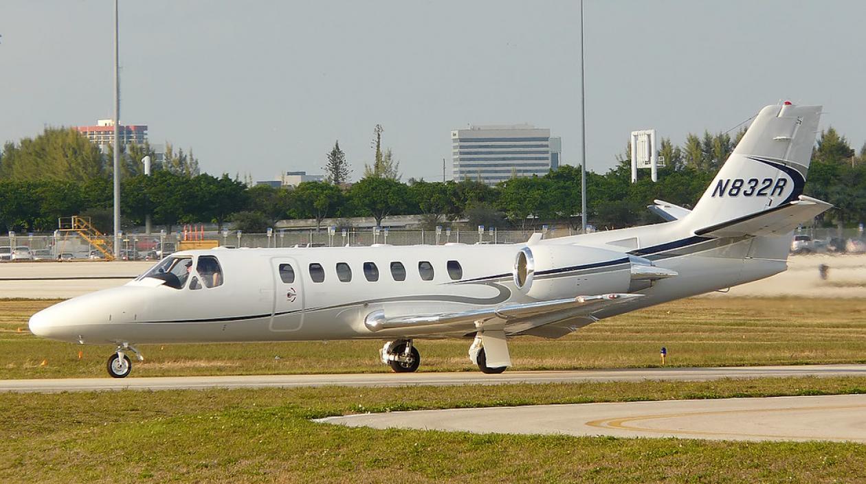 Avión accidentado en el océano Atlántico.