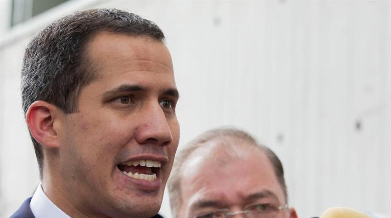 Juan Guaidó, líder opositor venezolano.