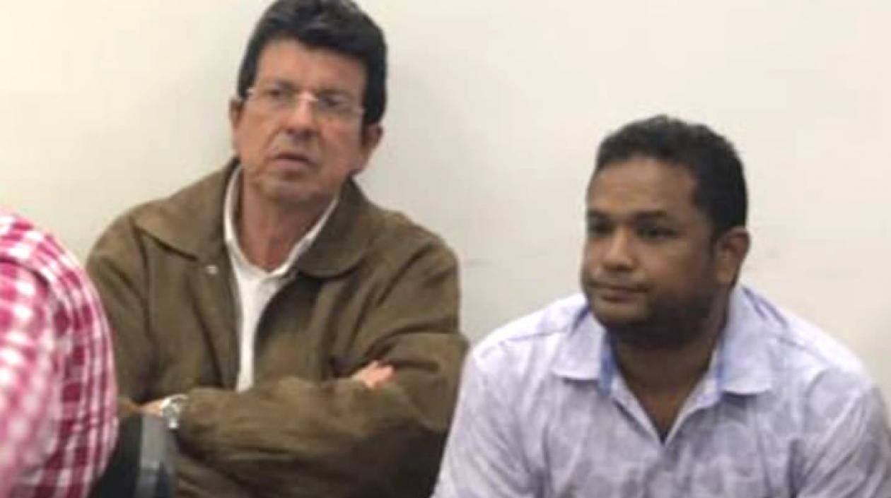 El exembajador Fernando Marin durante la audiencia.