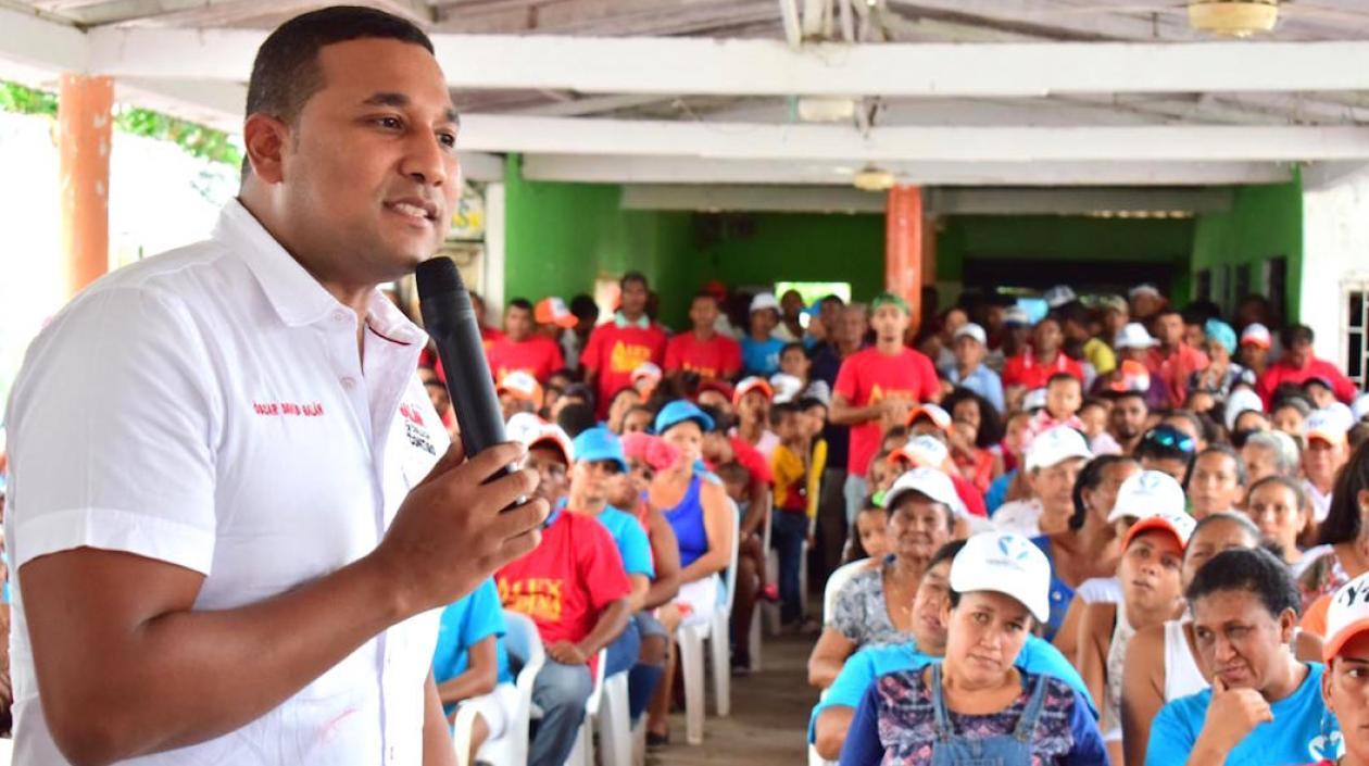  Óscar David Galán,  precandidato Liberal a la Gobernación del Atlántico.