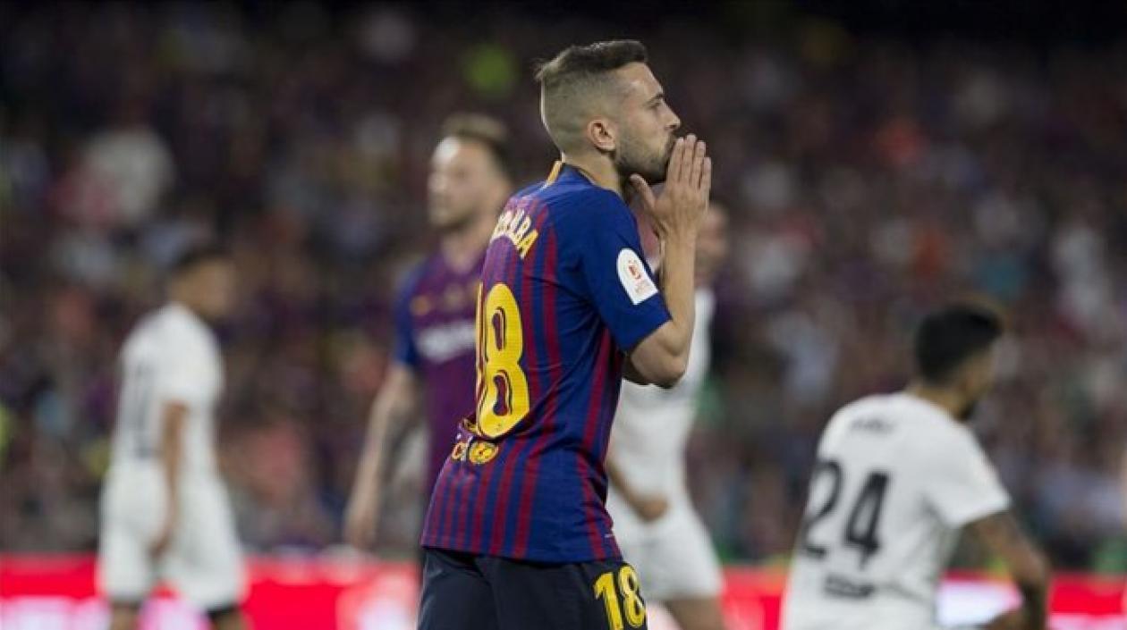 El lateral izquierdo Jordi Alba.