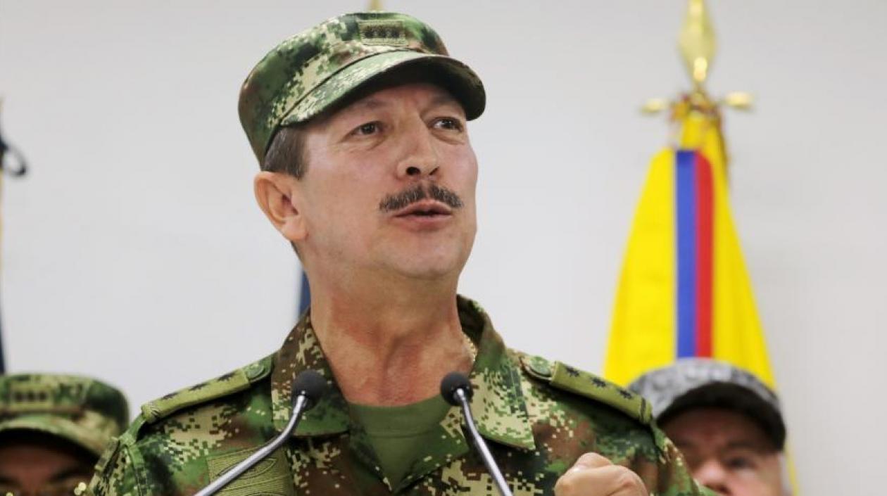Brigadier general Nicacio Martínez, comandante del Ejército.
