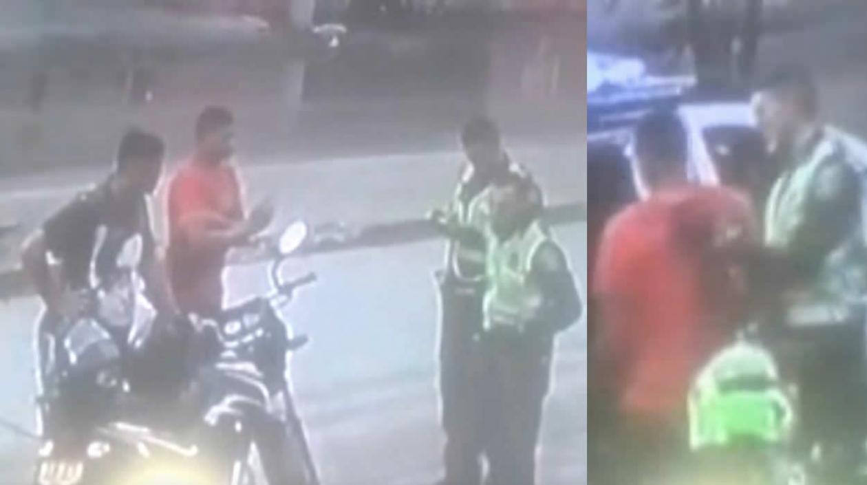 Momento de la captura y conducción.