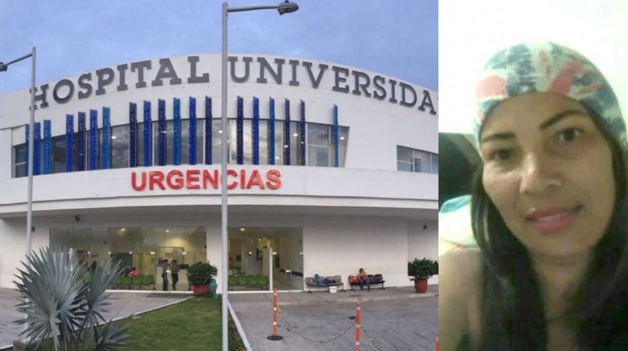 Neis Janeth Carrillo Romo murió en el hospital Universidad del Norte.
