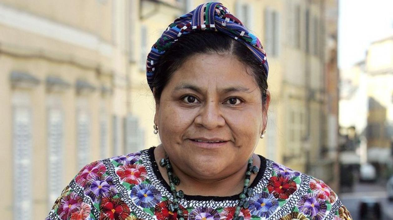 La líder indígena guatemalteca Rigoberta Menchú.