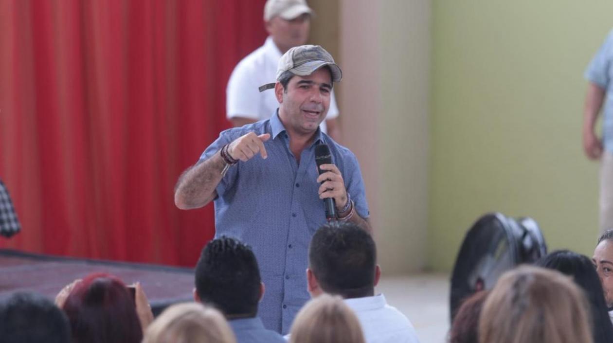 El Alcalde de Barranquilla, Alejandro Char.