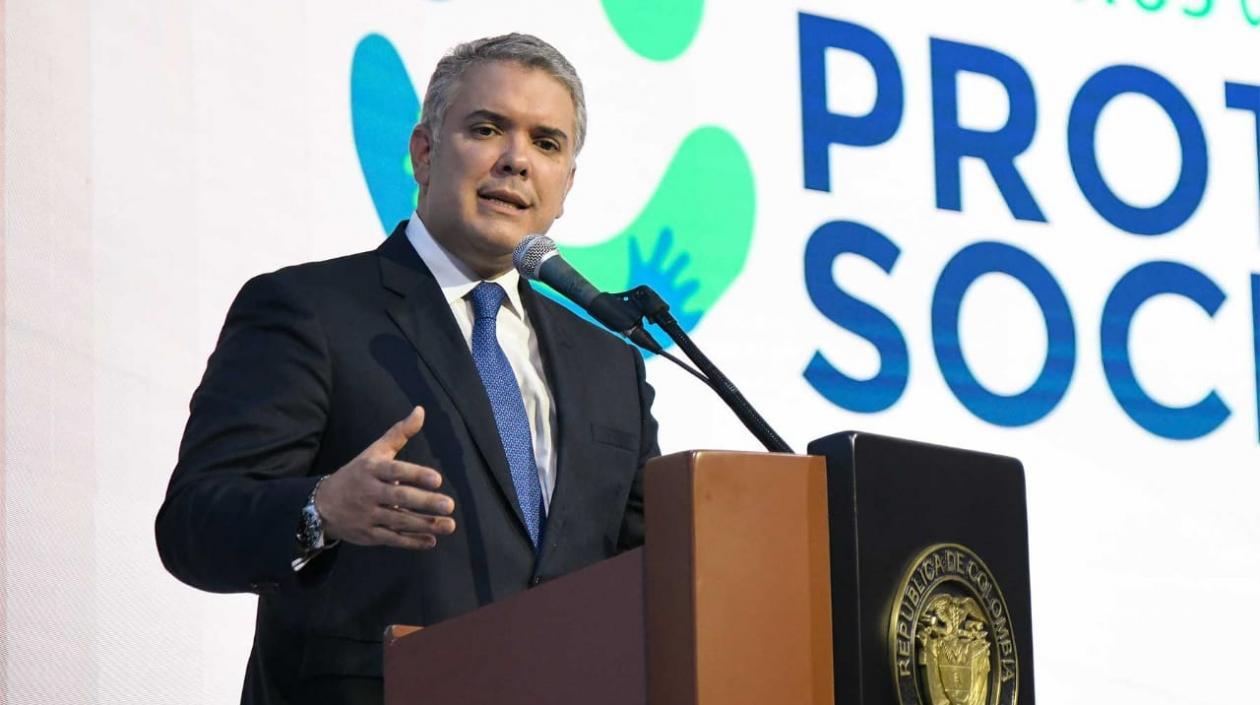 El Presidente Iván Duque.