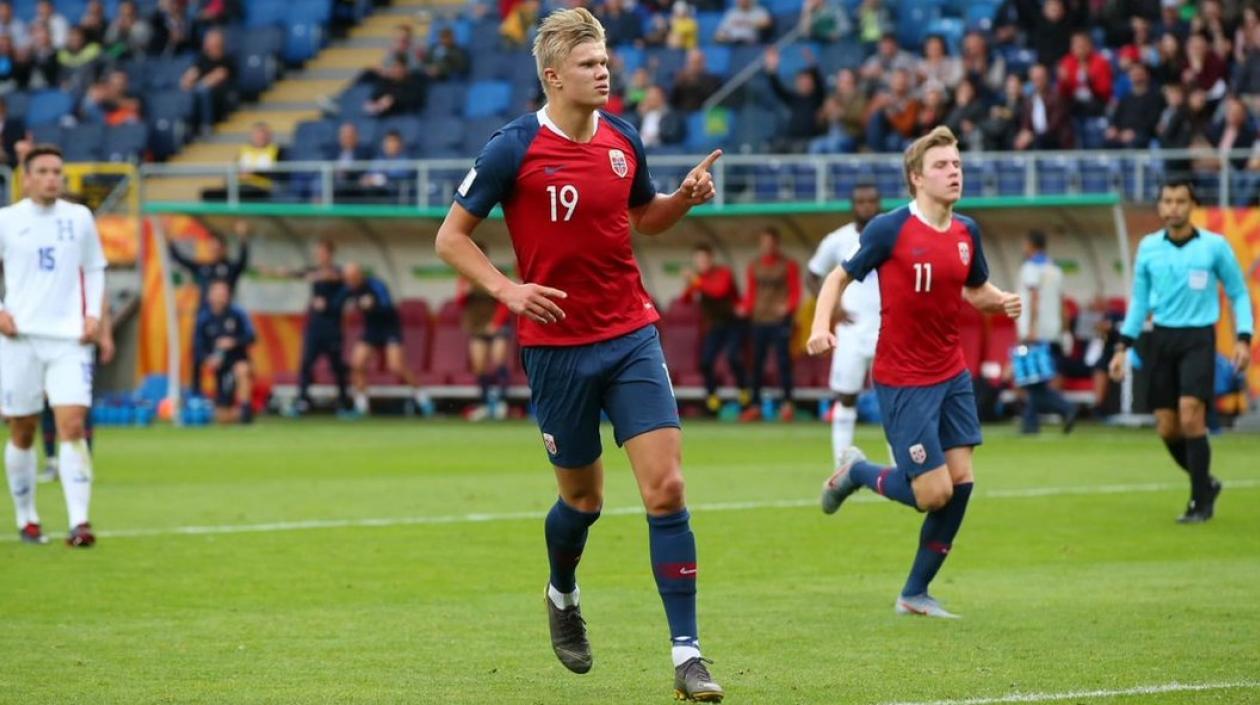 El delantero Erling Haland.