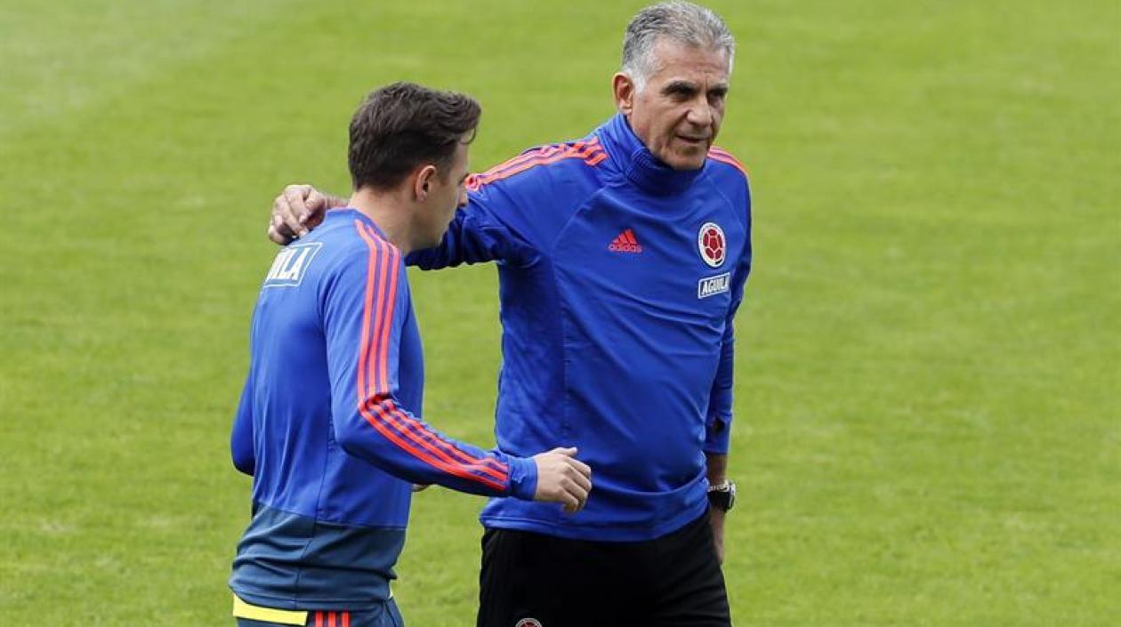 Santiago Arias y Carlos Queiroz.