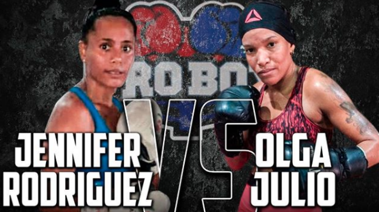 Imagen promocional de la pelea cancelada.