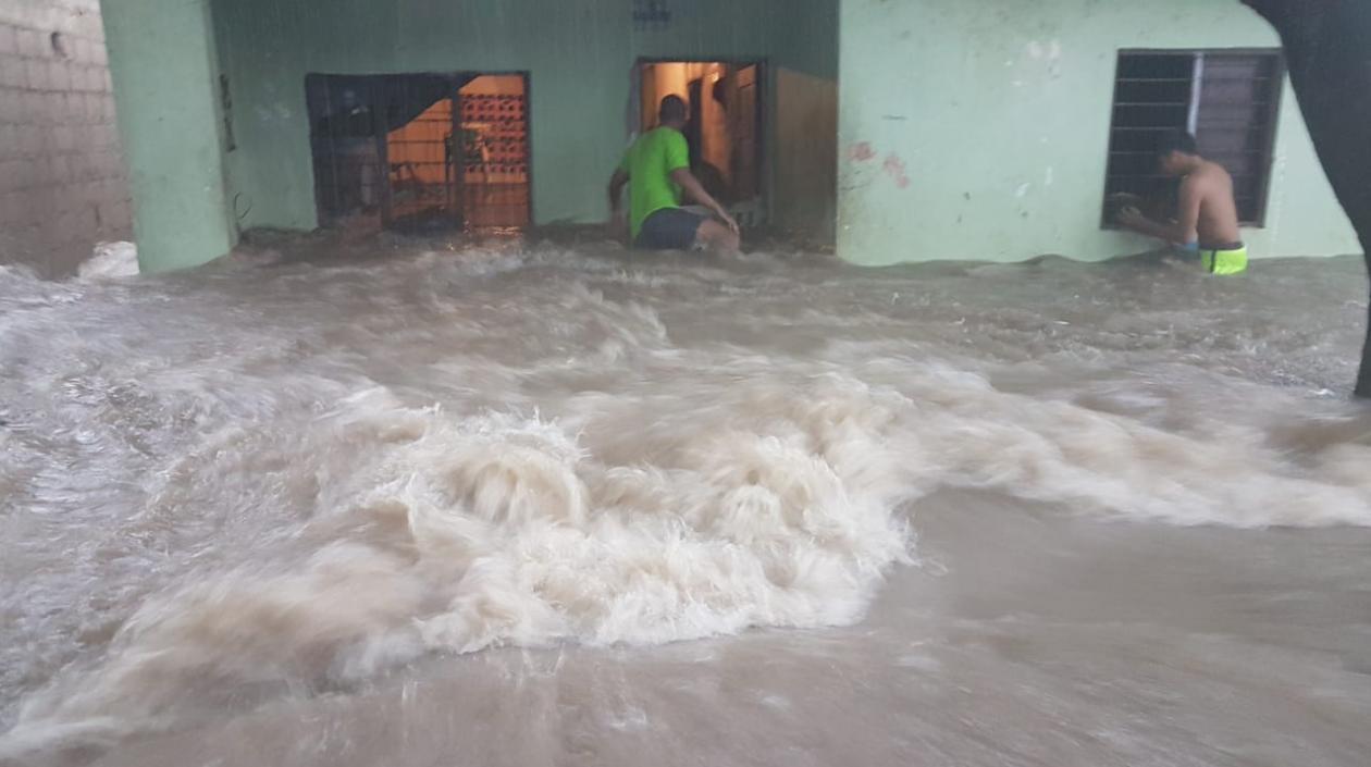 Imagen de la emergencia.