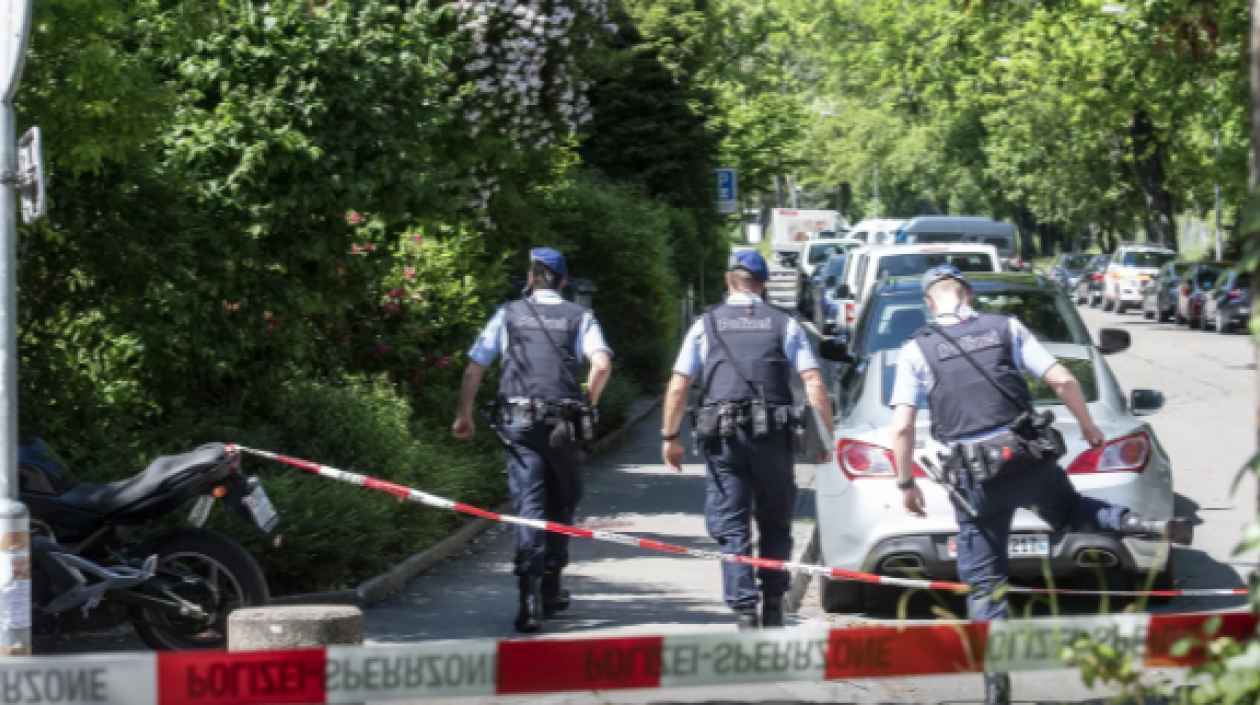 Lugar de la toma de rehenes en Suiza.