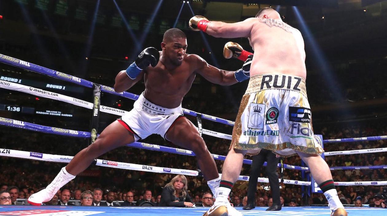 Acción de la pelea en Nueva York.