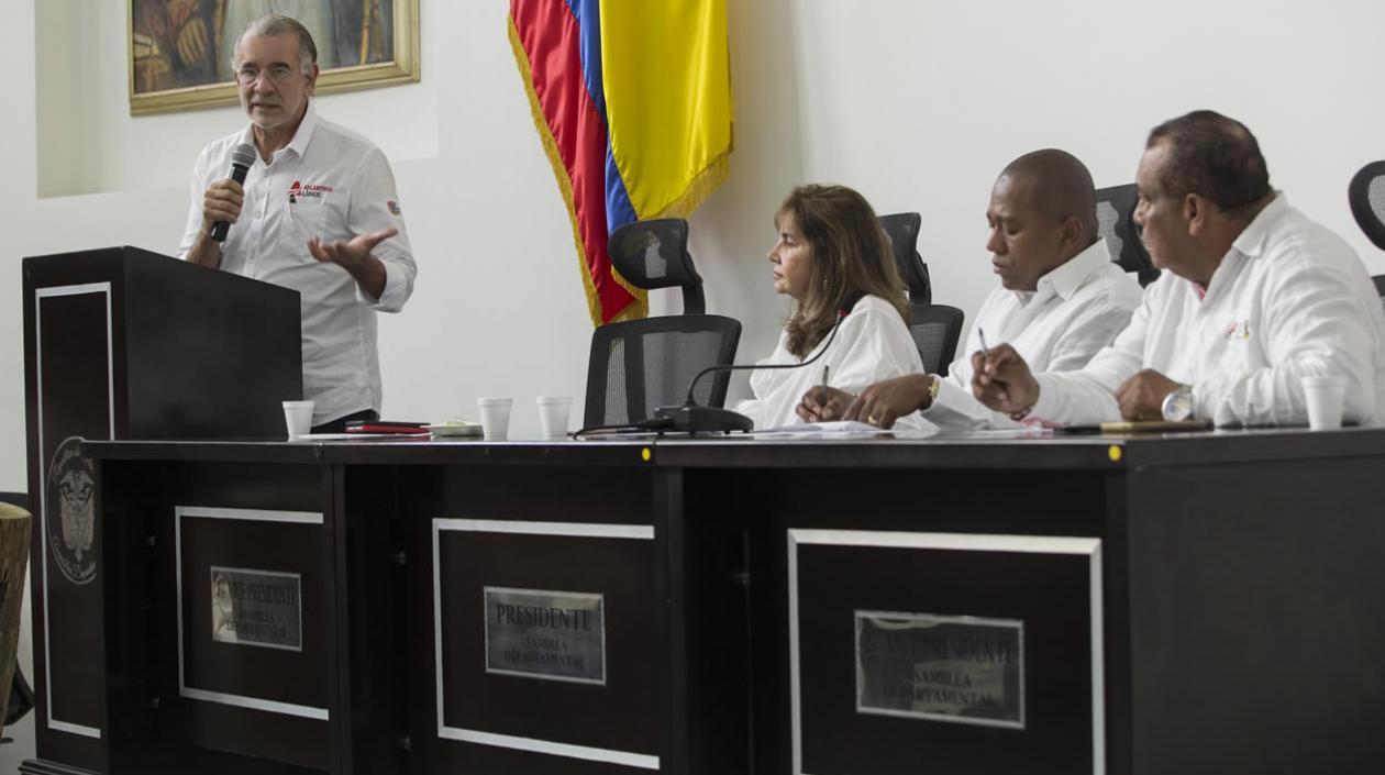 Gobernador del Atlántico Eduardo Verano