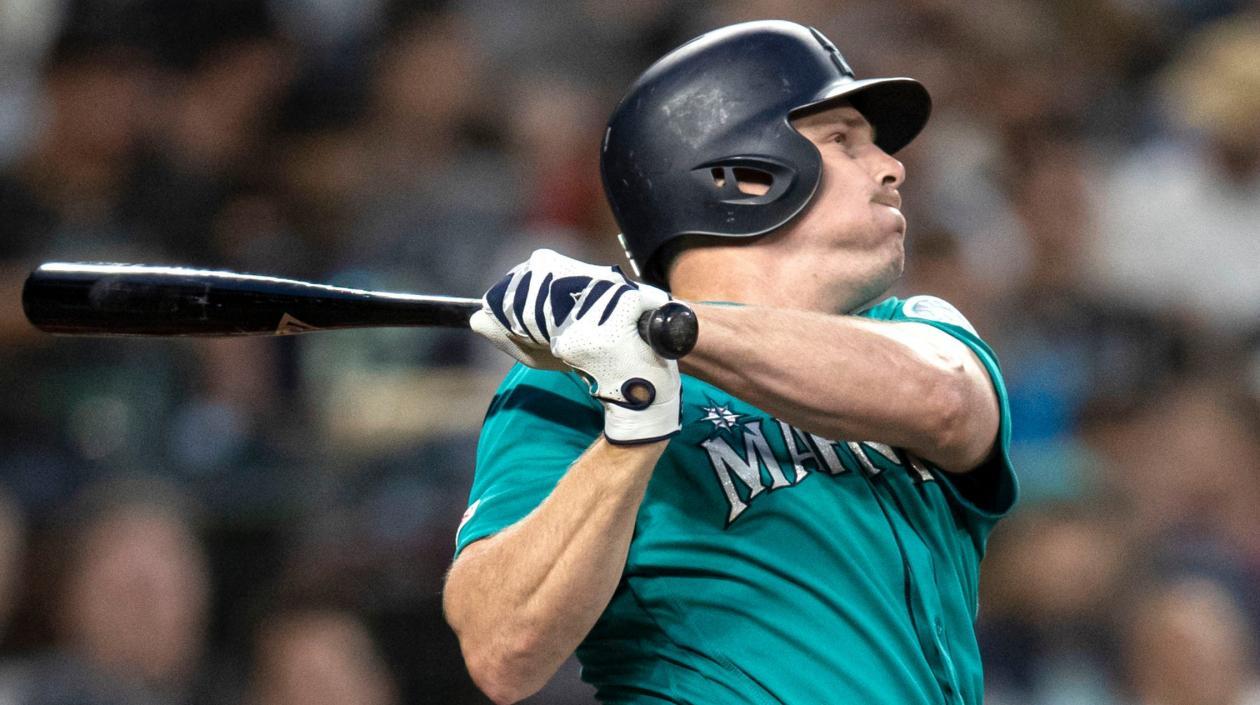 Jay Bruce, pelotero de Grandes Ligas. 