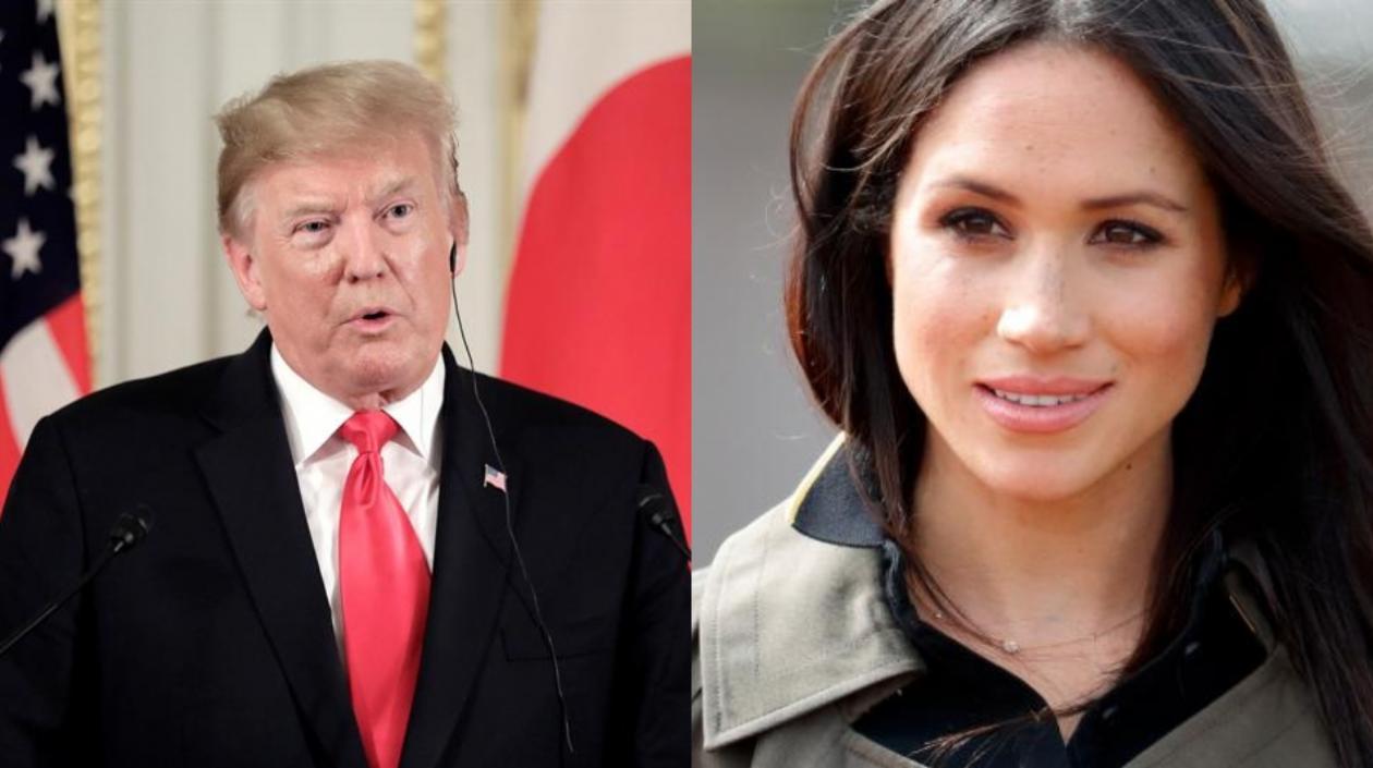 Donald Trump y Meghan Markle.