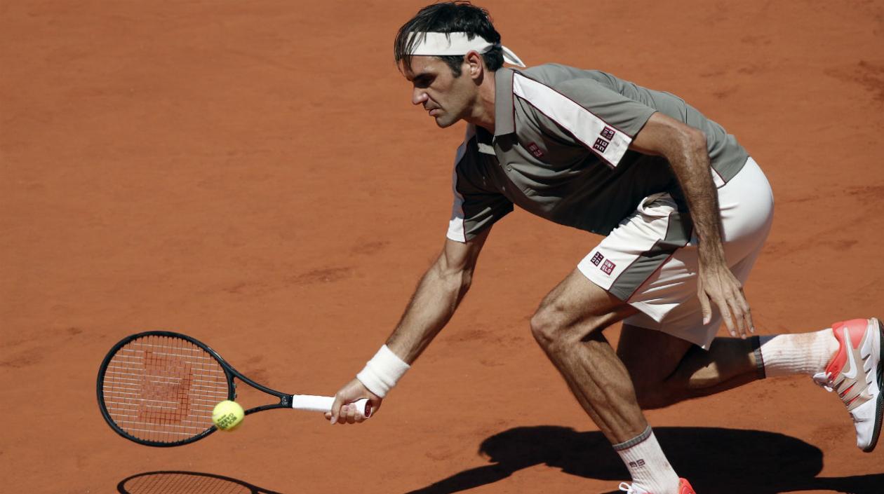 Roger Federer, tenista suizo. 