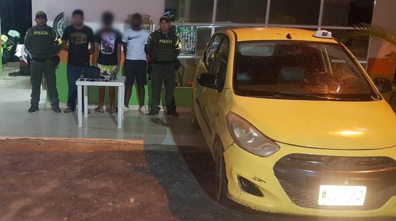 Las capturas se realizaron en el Kilómetro 2 de la Variante de Cartagena.