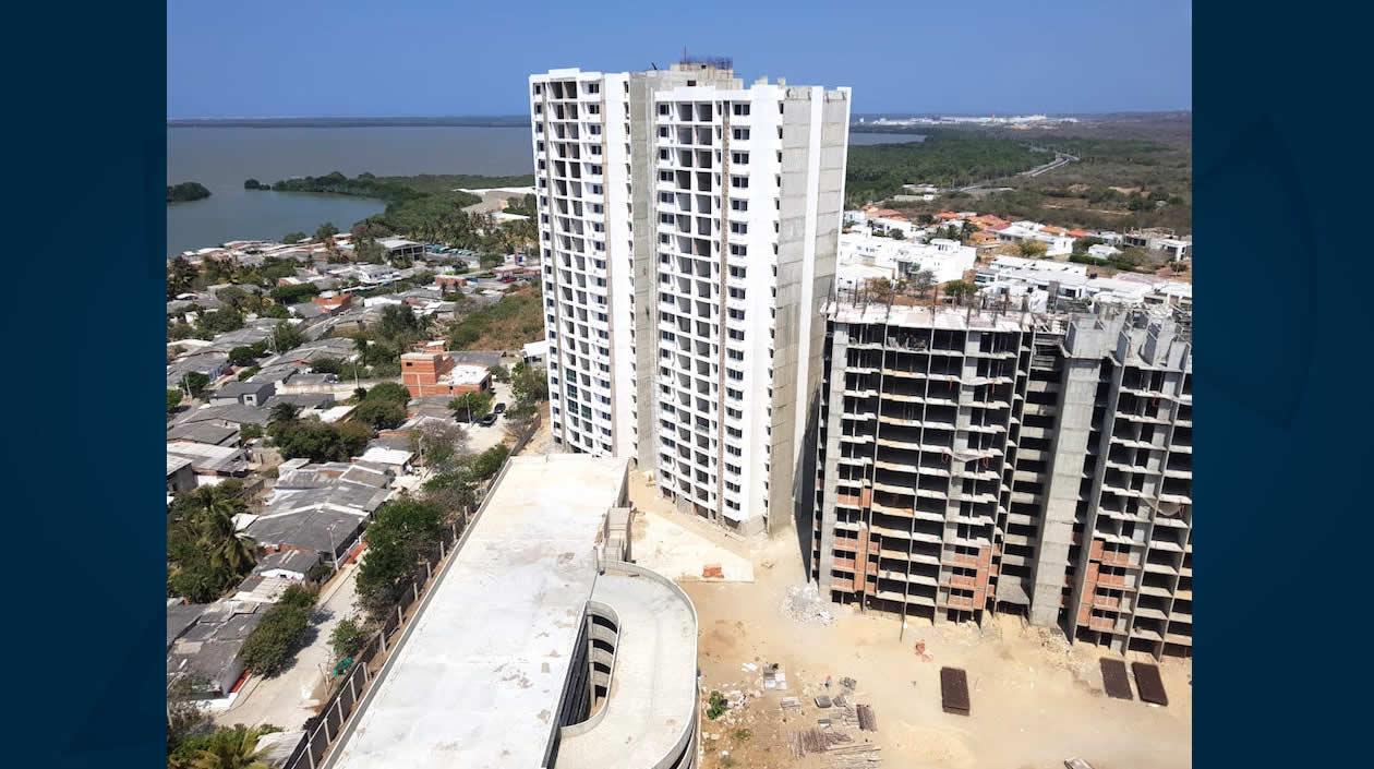 El inconcluso proyecto Acuarela, en el sector de Villa Campestre.