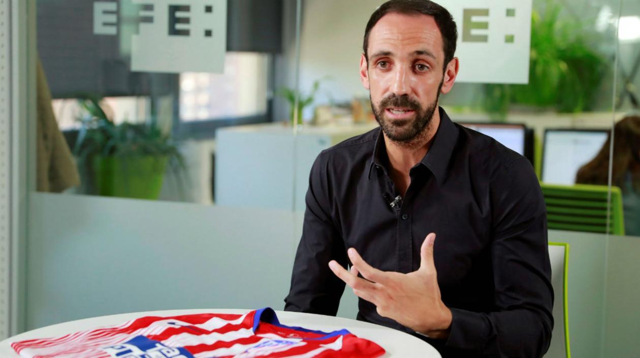 Juanfran, jugador del Atlético de Madrid. 