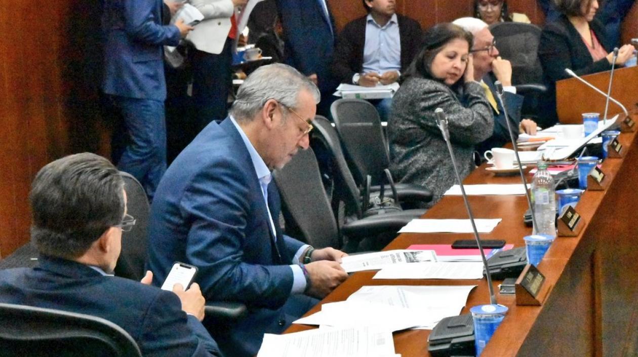 Imagen de la Comisión Quinta del Senado.