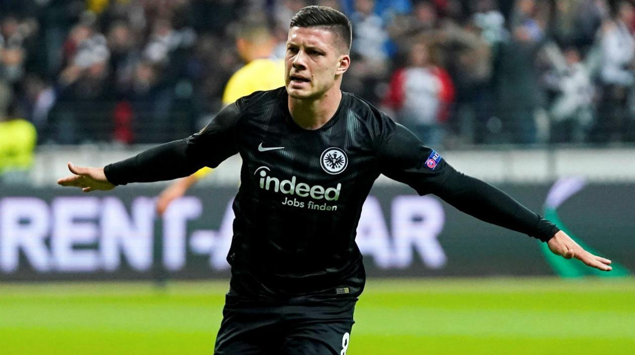 Luka Jovic, nuevo jugador del Real Madrid. 