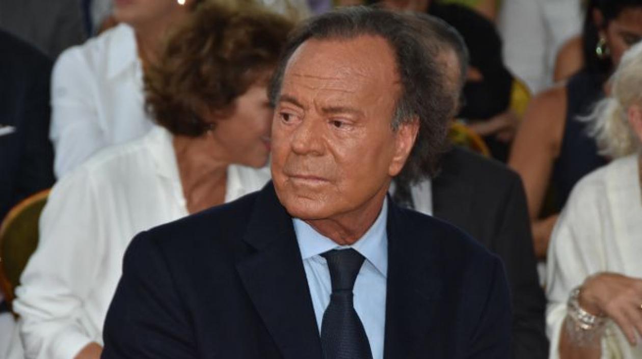 El cantante Julio Iglesias.