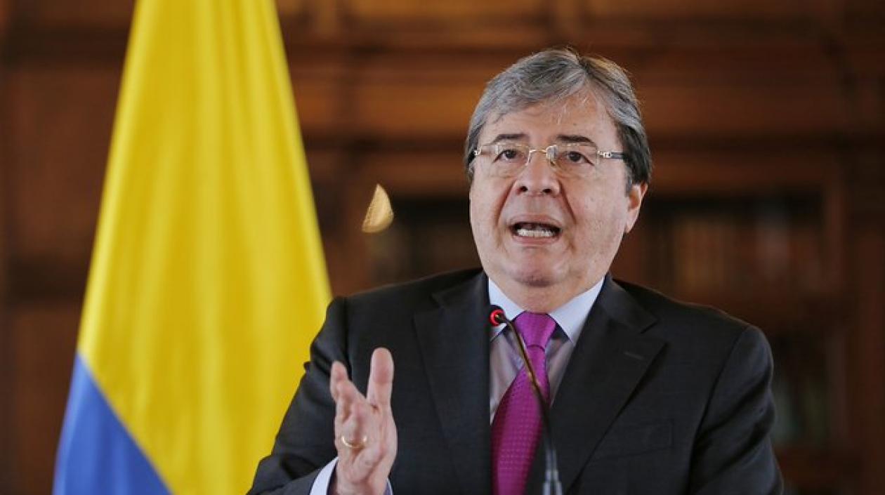 Carlos Holmes Trujillo, canciller.