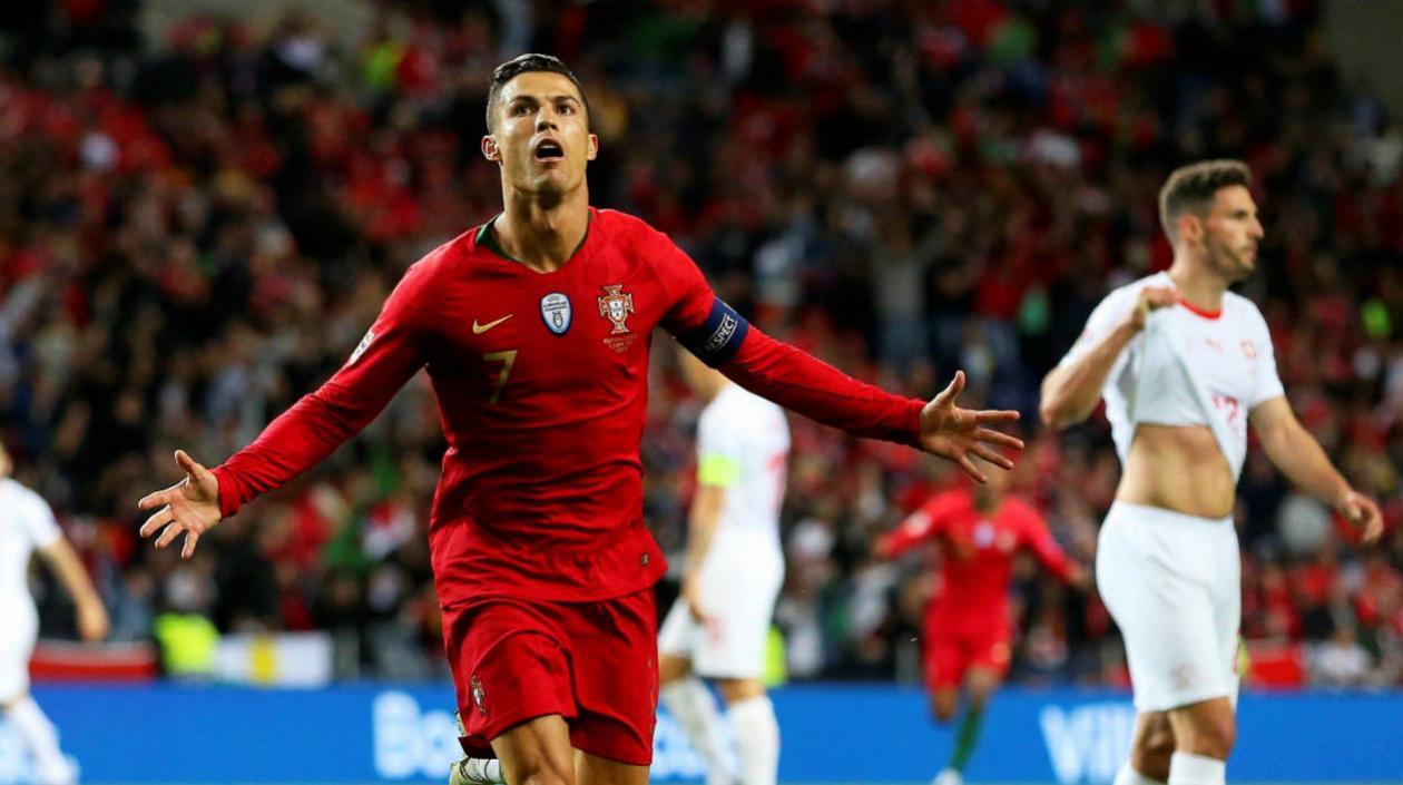 Cristiano Ronaldo, delantero portugués. 