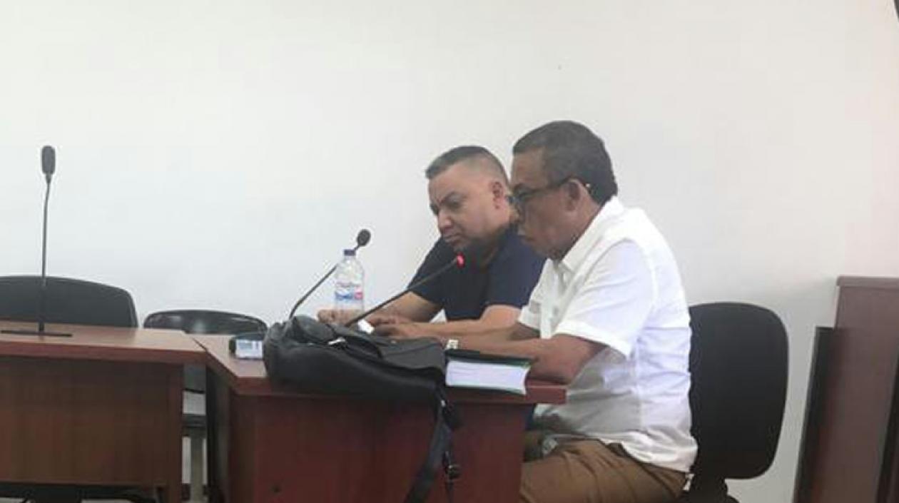 Hernando Rafael Consuegra Pertúz , en audiencia.