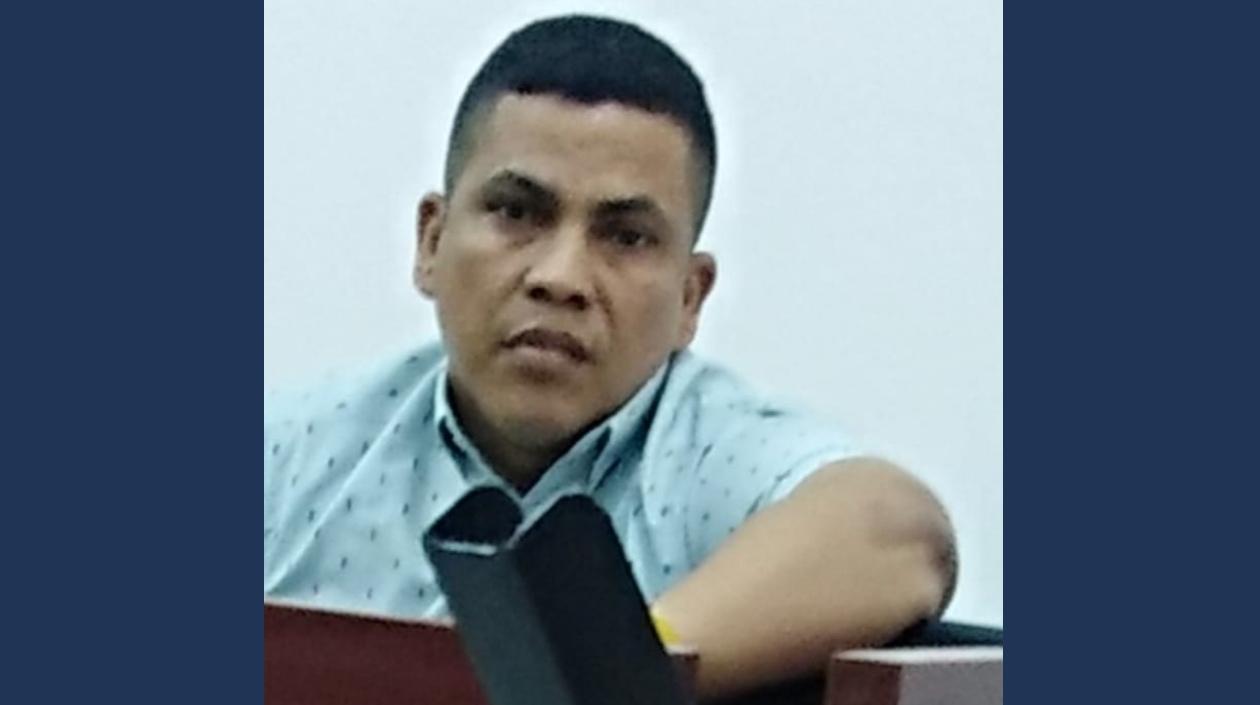  Iván Alberto Barrios De la Hoz, acusado.