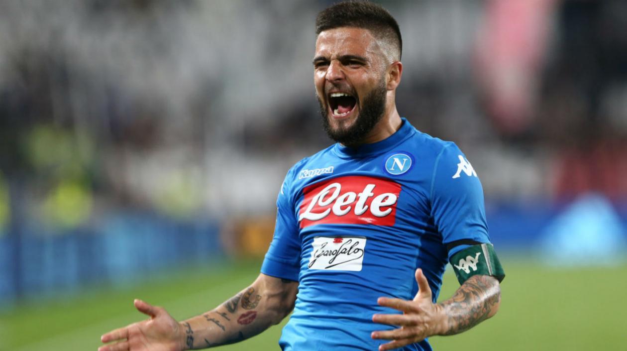 Lorenzo Insigne, delantero y capitán del Nápoles. 