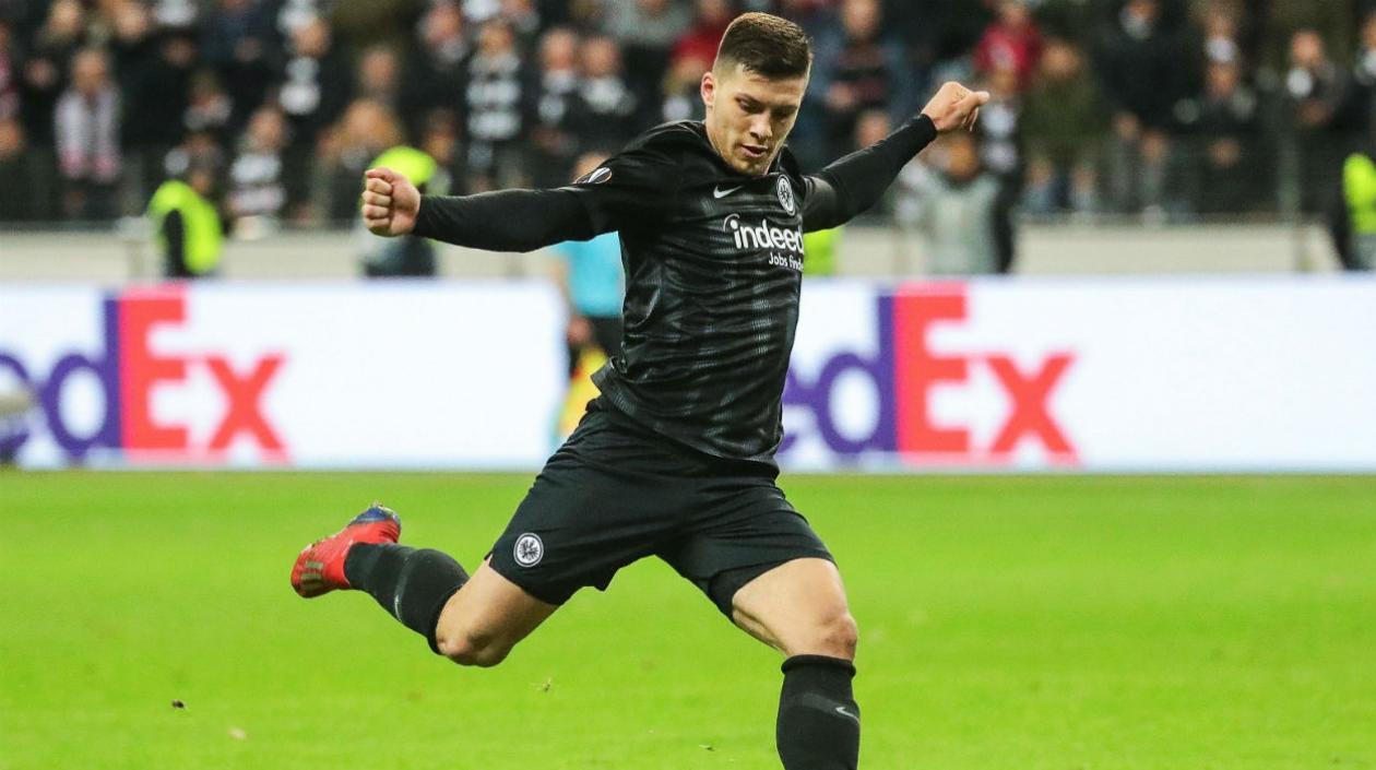 Luka Jovic, delantero del Real Madrid. 