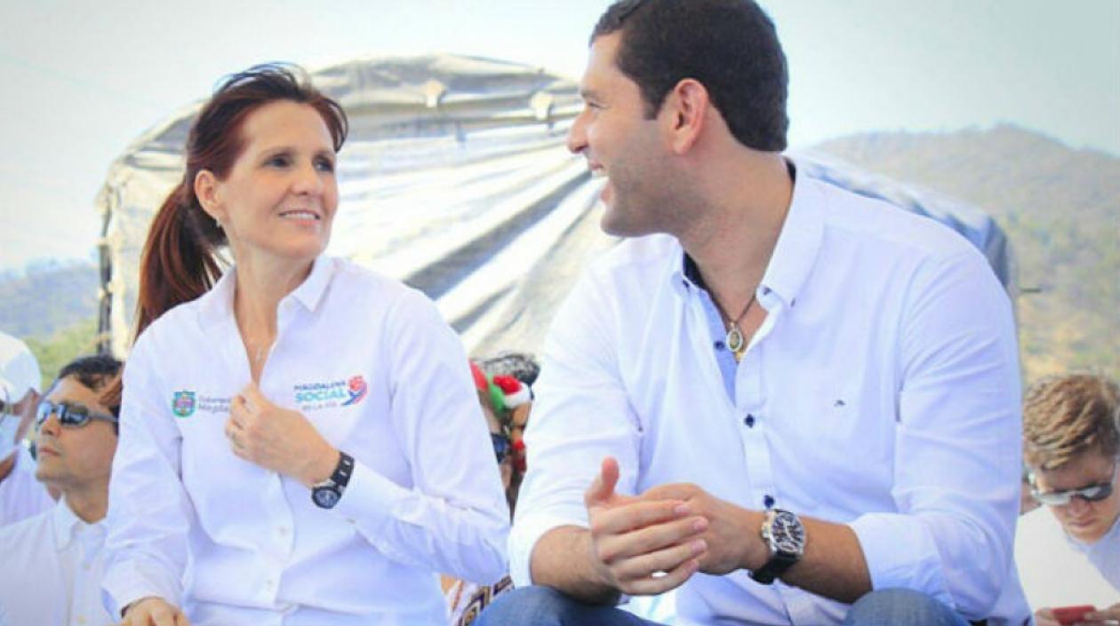 Rosa Cotes y Luis Miguel Cotes