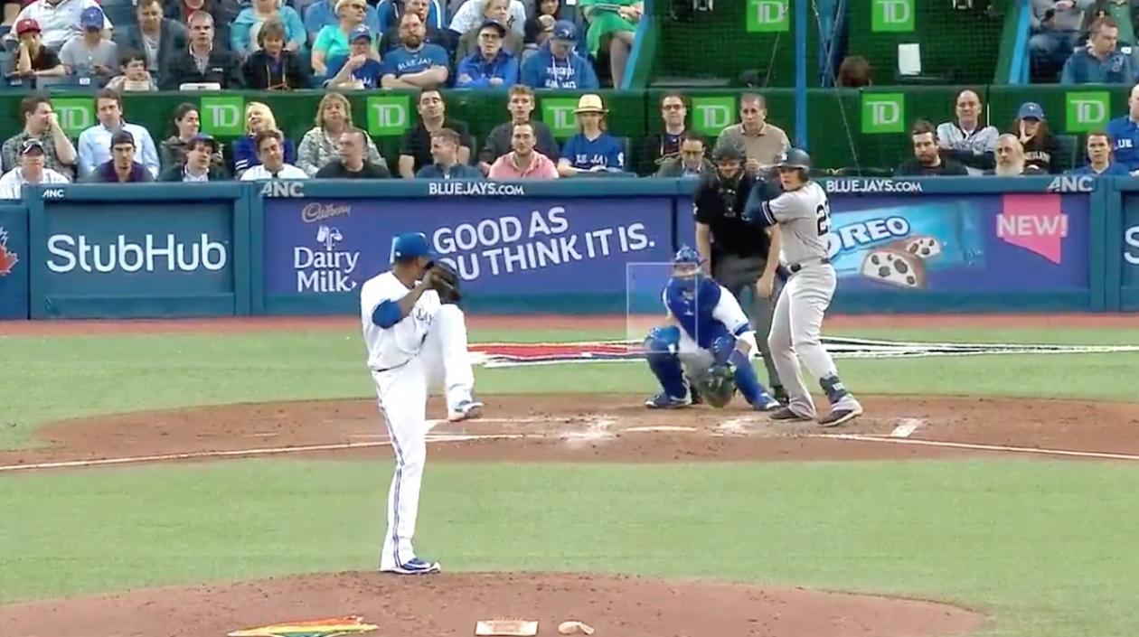 Turno al bate en el que Gio anotó el jonrón.