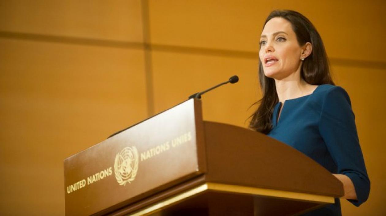 Angelina Jolie, actriz y enviada especial de la Acnur.