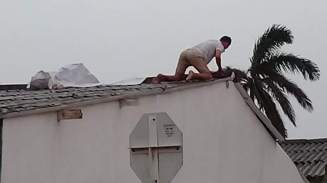 Imagen de la emergencia.