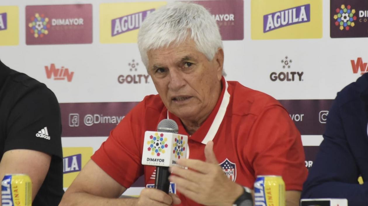 Julio Comesaña, técnico del Junior.