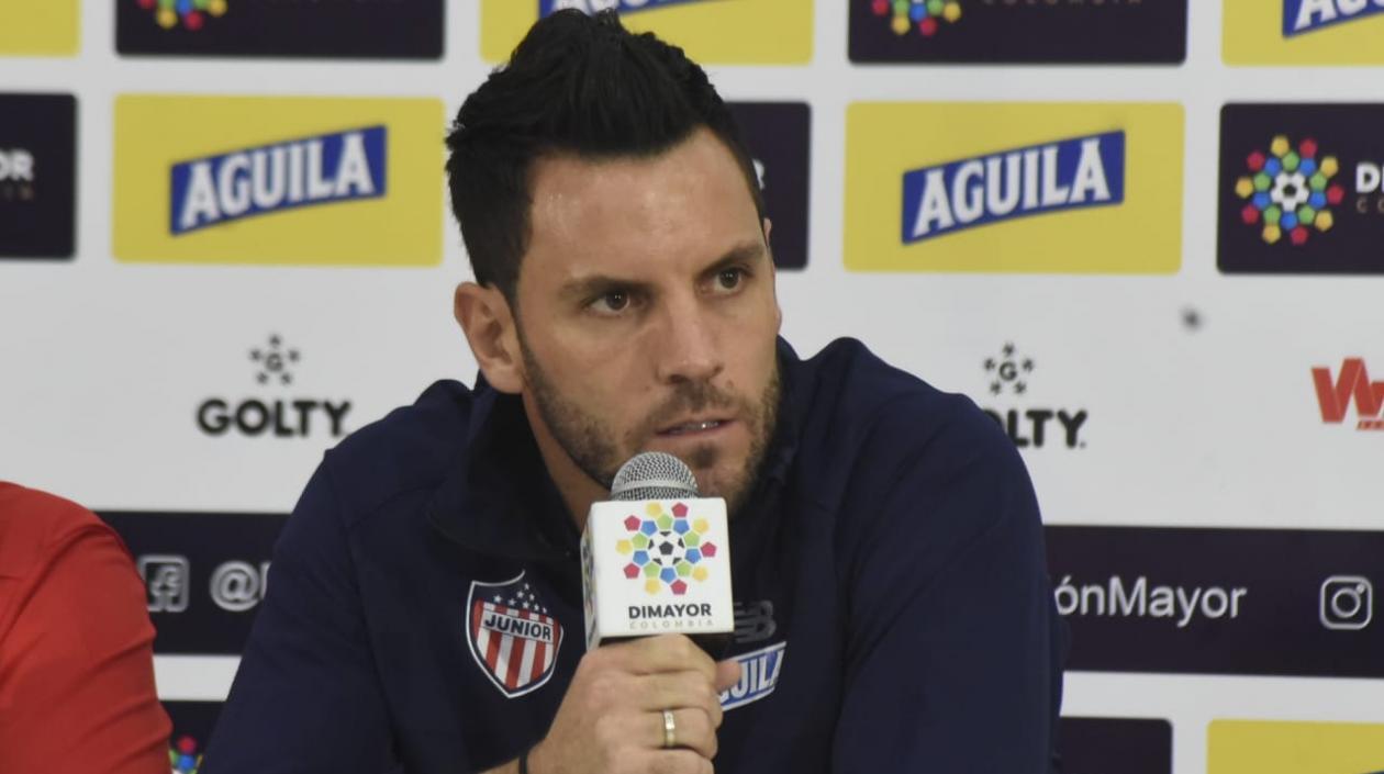 Sebastián Viera, capitán de Junior. 