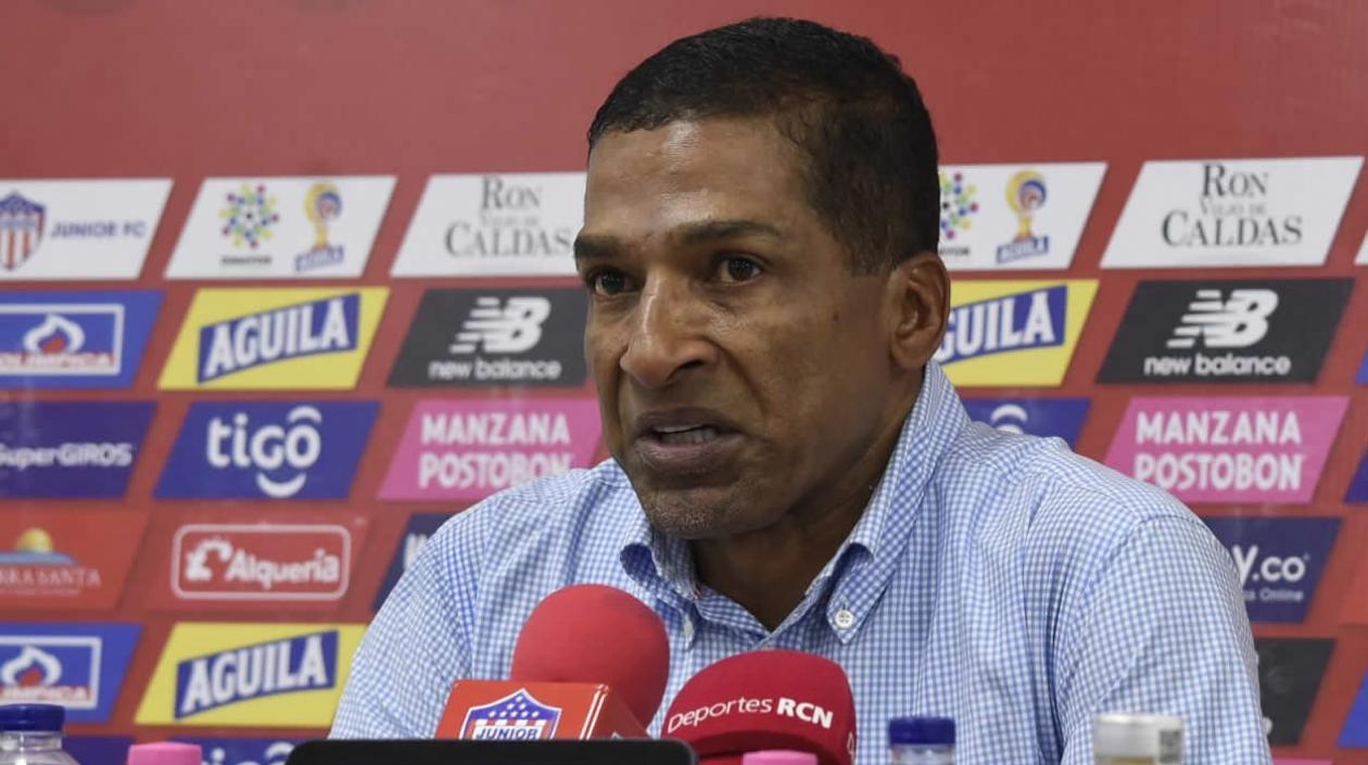 El entrenador del Deportivo Pasto, Alexis García