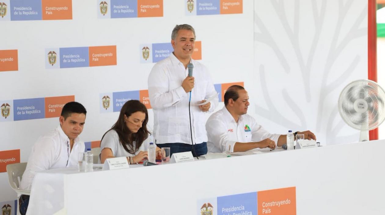 El Presidente Iván Duque en el Taller Construyendo País.