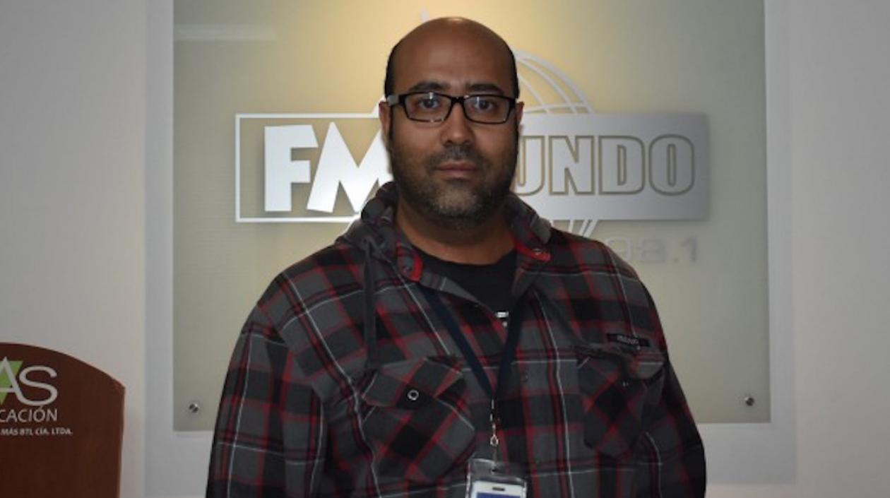 Daniel Regalado, presidente de la Asociación Civil Venezuela en Ecuador.