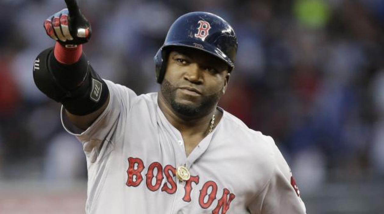 David Ortiz actuando en las Grandes Ligas.
