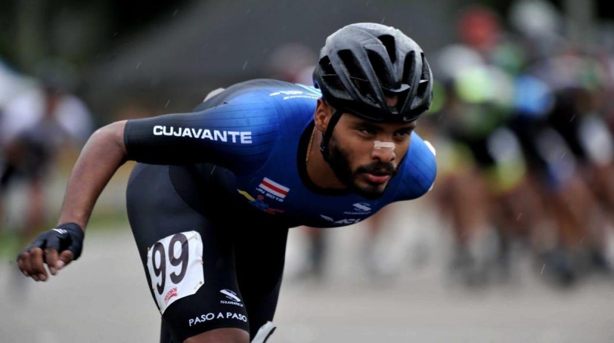 Alex Cujavante, patinador barranquillero. 