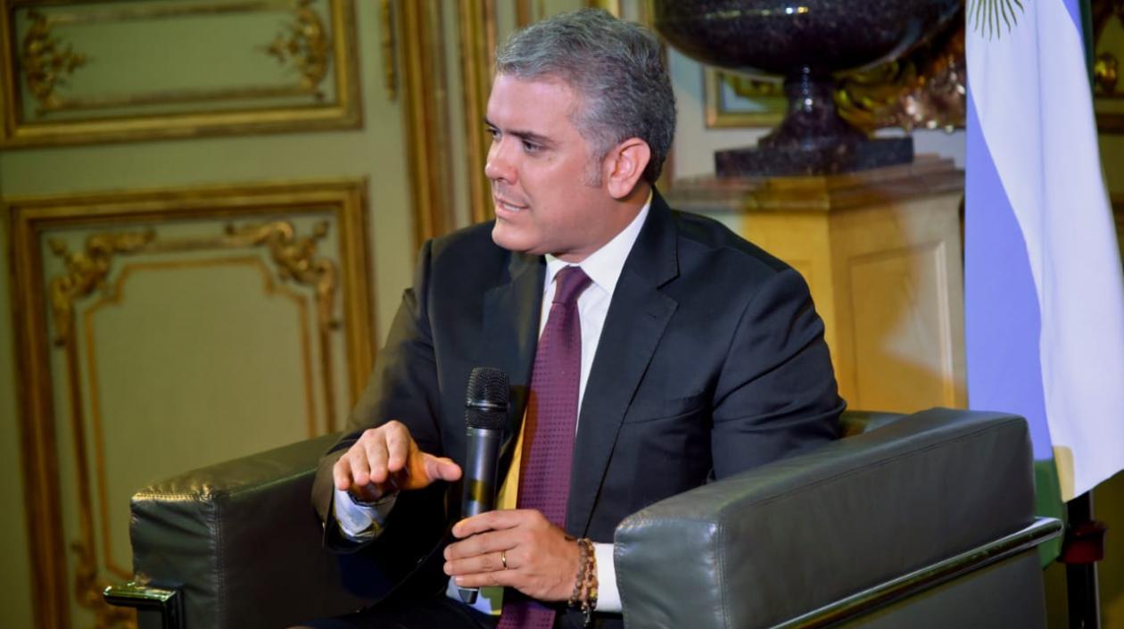 El Presidente de la República, Iván Duque.
