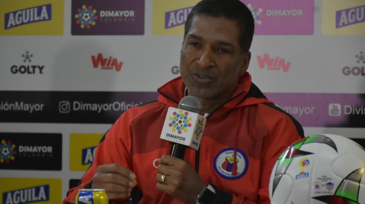 Alexis García, técnico del Deportivo Pasto.