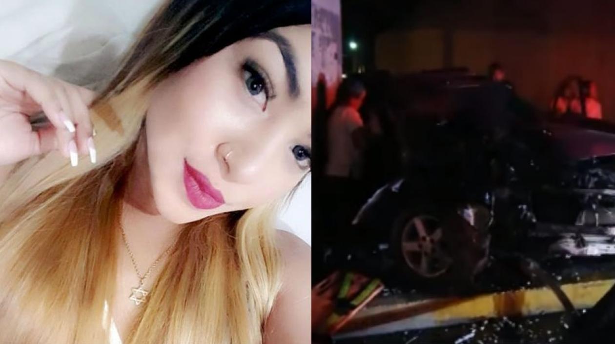 Karolay Gaytán, bailarina fallecida en accidente de tránsito.