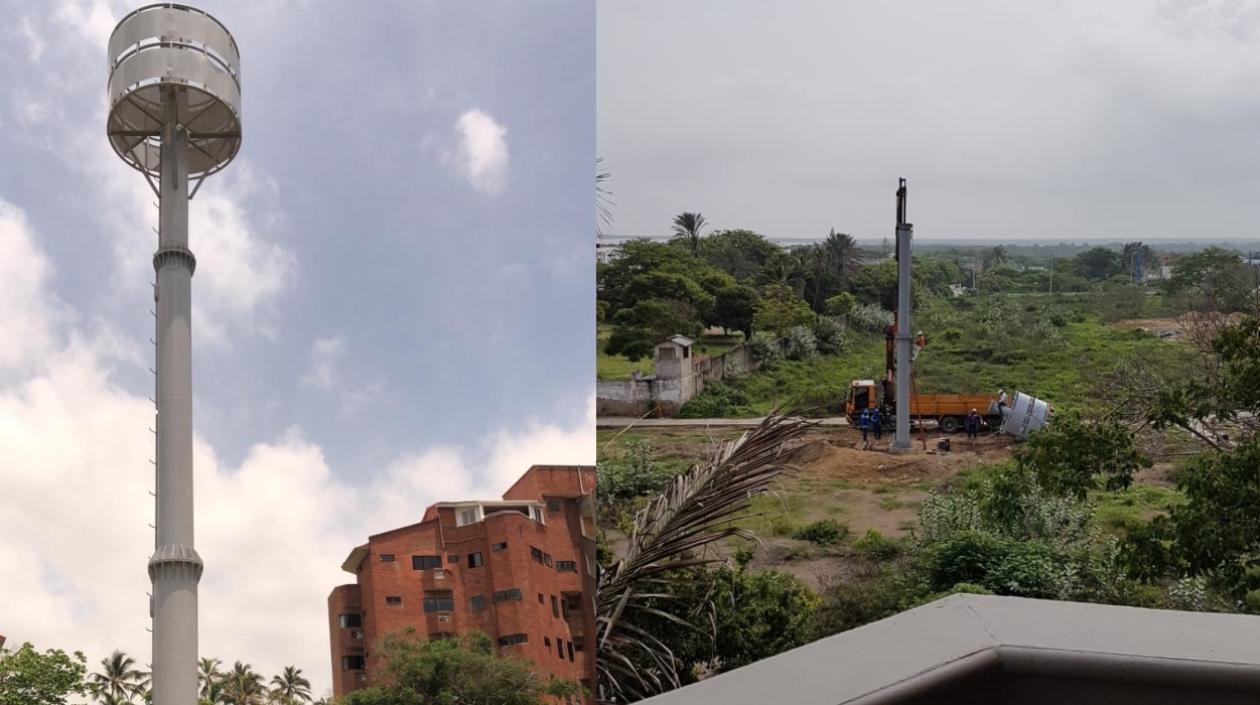 La antena de la polémica. 